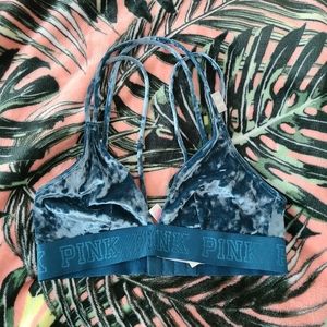 Victoria's Secret PINK velvet Bralett
